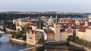 Prag Blick auf Altstadt